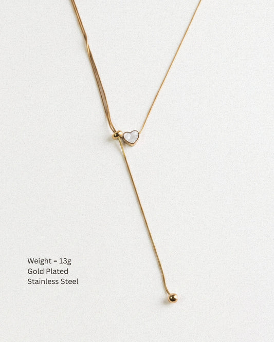 Heart Lariat Necklace