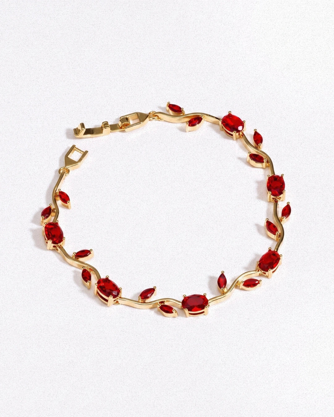 Ruby Tulip Bracelet