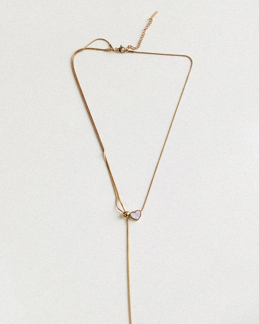 Heart Lariat Necklace