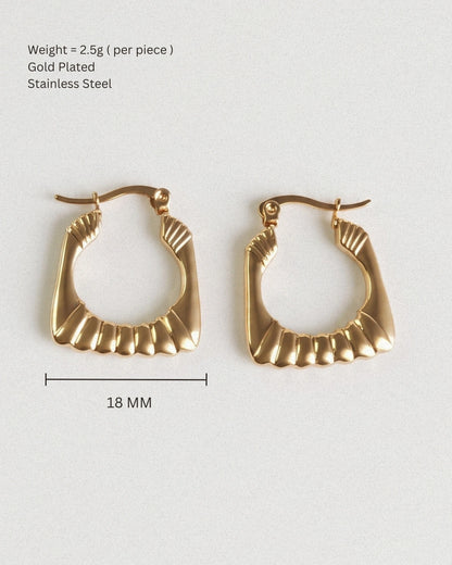 Chunky Hoops Earring