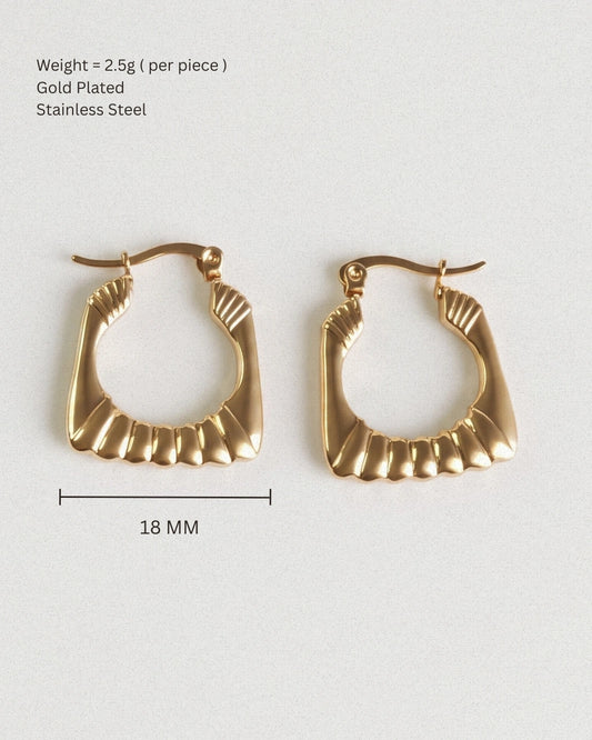 Chunky Hoops Earring