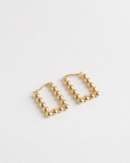 square hoops Earring