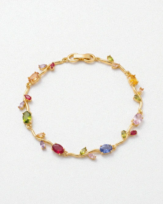 Rainbow Tulip Bracelet