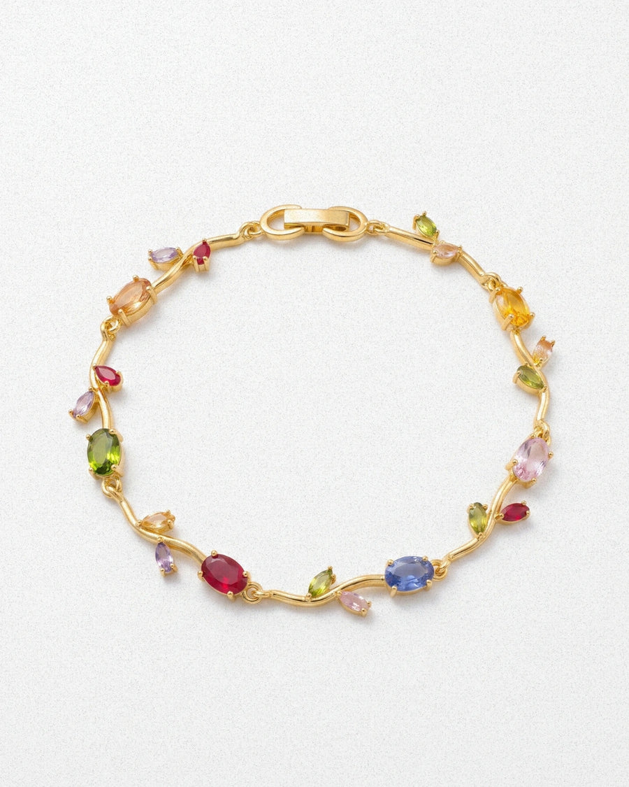 Rainbow Tulip Bracelet