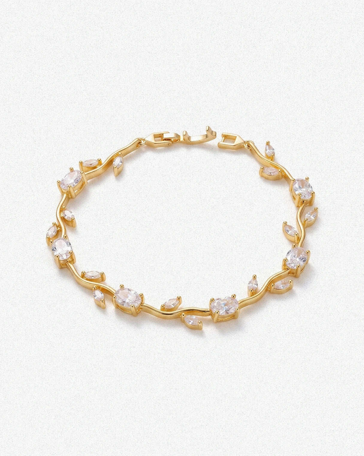 Golden Crystal Bracelet