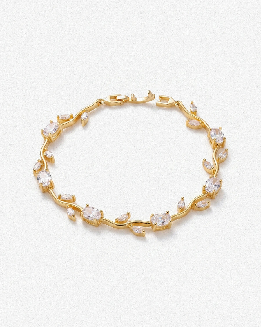 Golden Crystal Bracelet