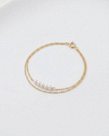 Layered Pearl Bracelet