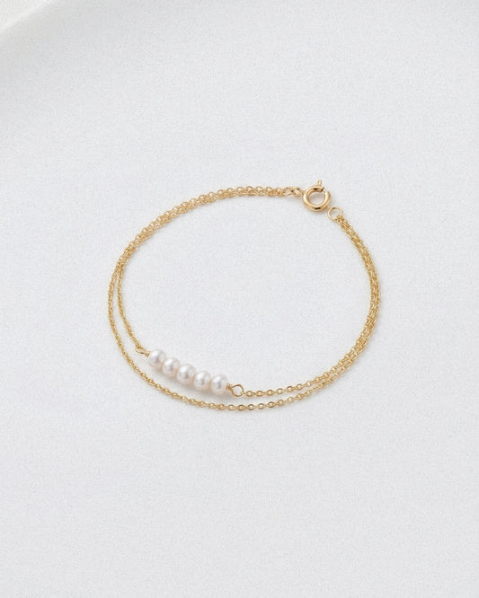 Layered Pearl Bracelet