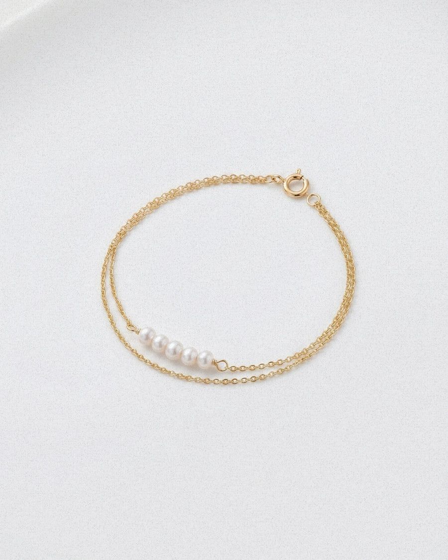 Layered Pearl Bracelet