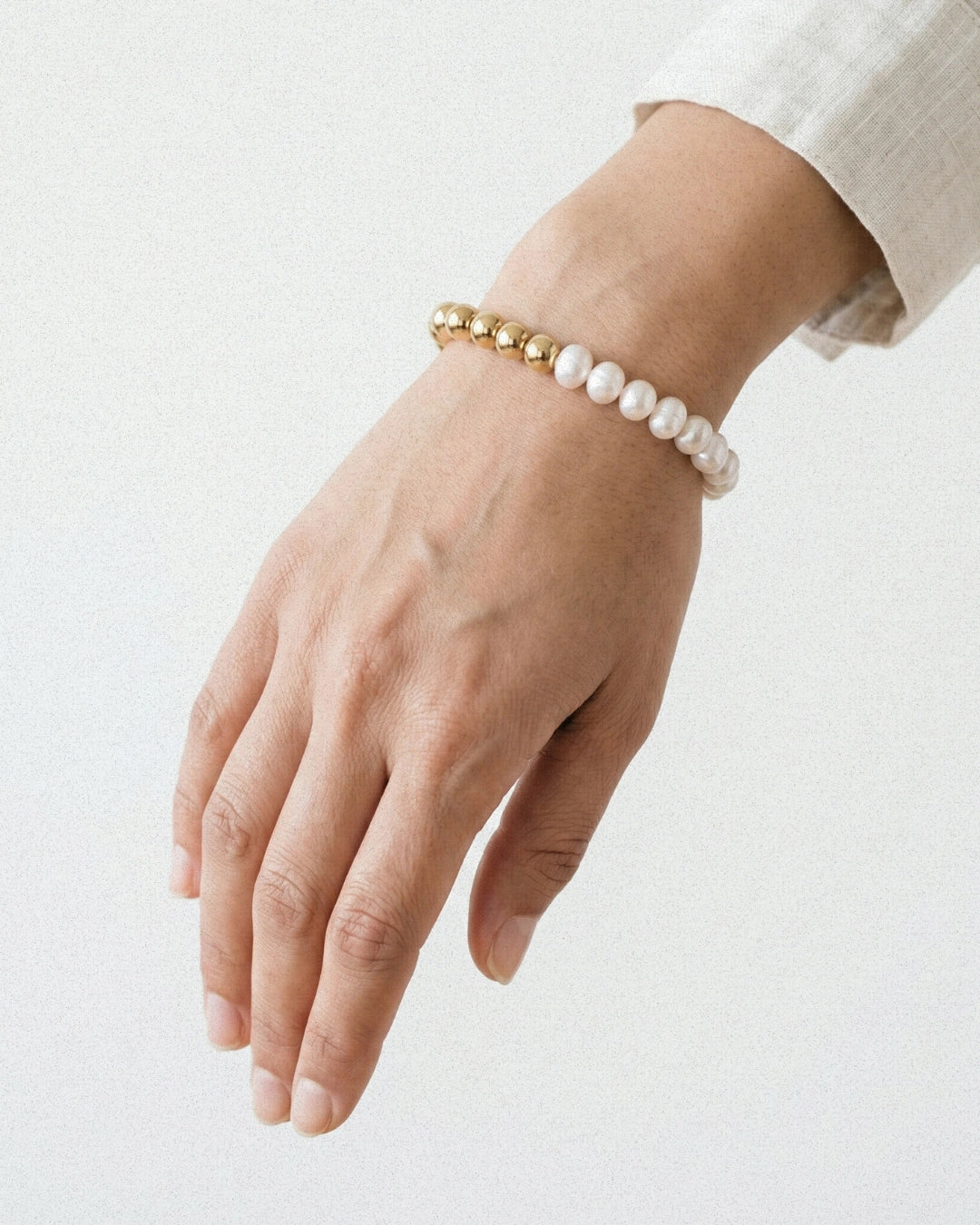 Beaded Pearl Bracelet