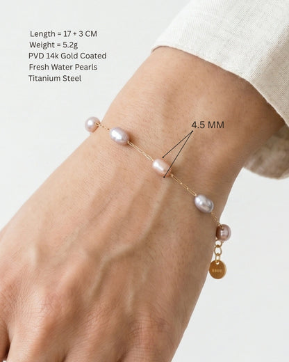 Pink Pearl Bracelet