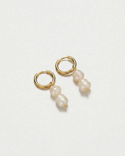 Drop Pearl Earrings