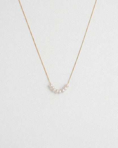Linear Pearl Necklace