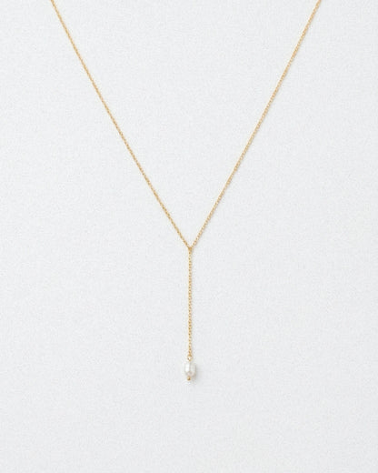 Lariat Pearl Necklace