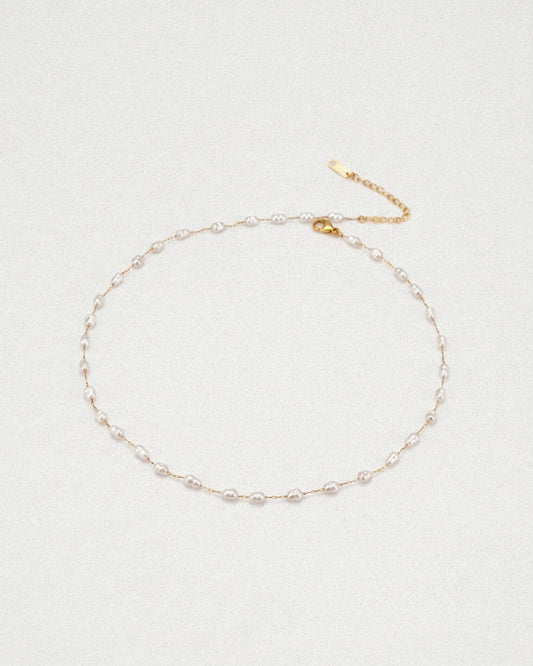 Beaded Pearl Necklace