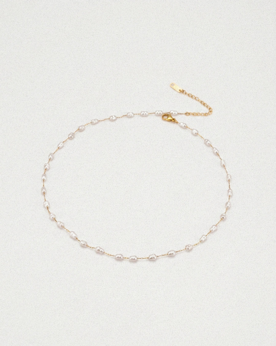 Beaded Pearl Necklace