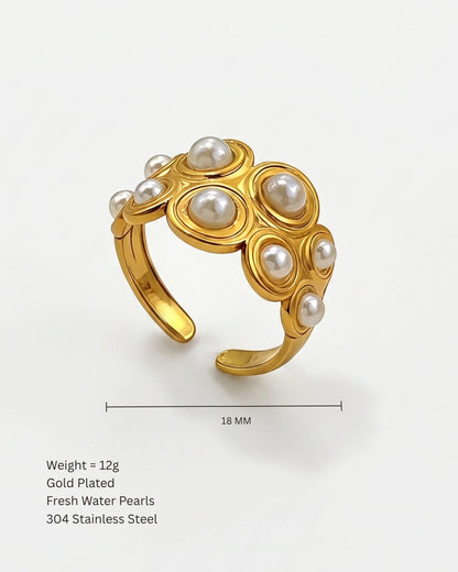 Chunky Pearl Ring