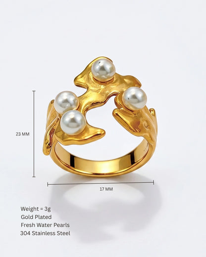 Statement Pearl Ring