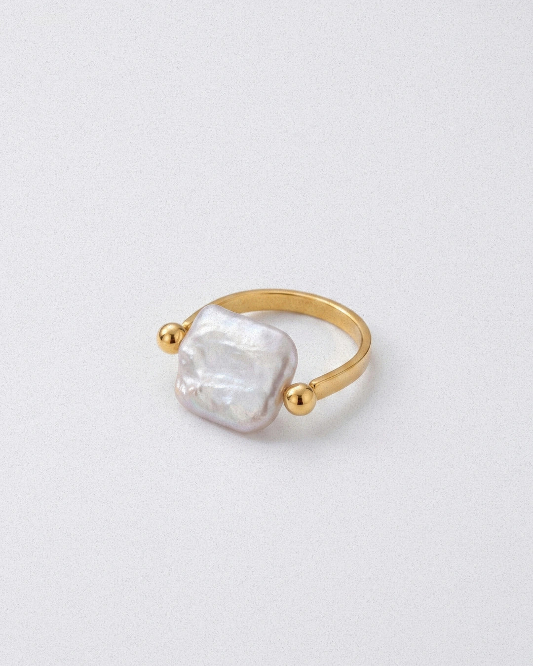 Square Pearl Ring