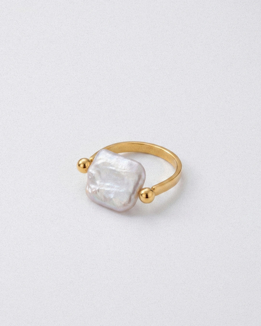 Square Pearl Ring