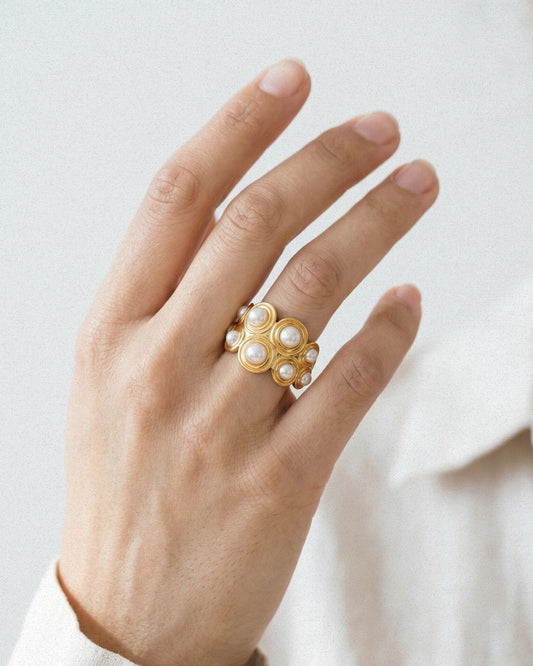 Chunky Pearl Ring